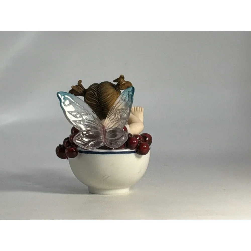 Little Cherry Faerie Kitchen Faerie Small CHIP ON WING